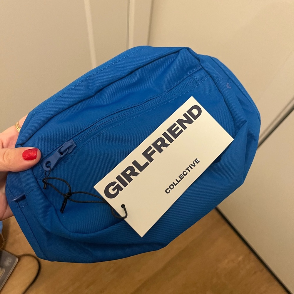 Girlfriend Collective Blue Waist Bag